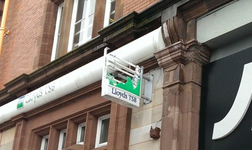 Lloyds TSB Broken Sign