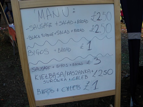 Some of the food that was on offer at the Bellevue BBQ