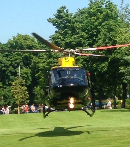 Rachel Bostock tweeted us the above photo of the Griffin landing
