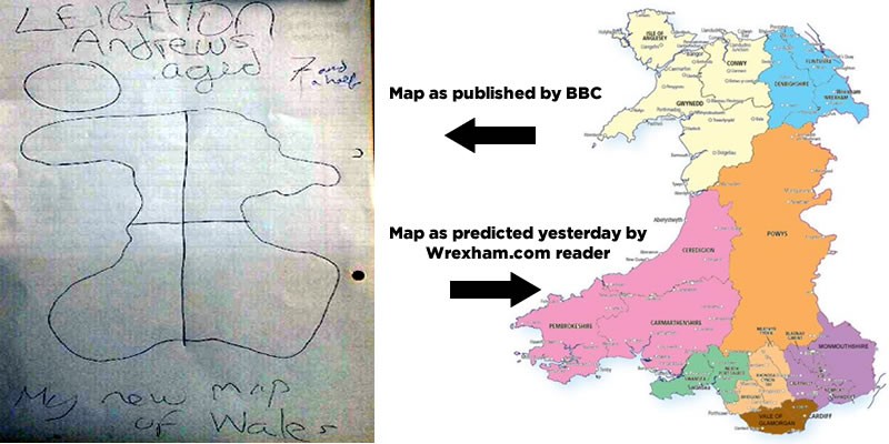 Spoof map sent to us in 2015 by @moley_mole