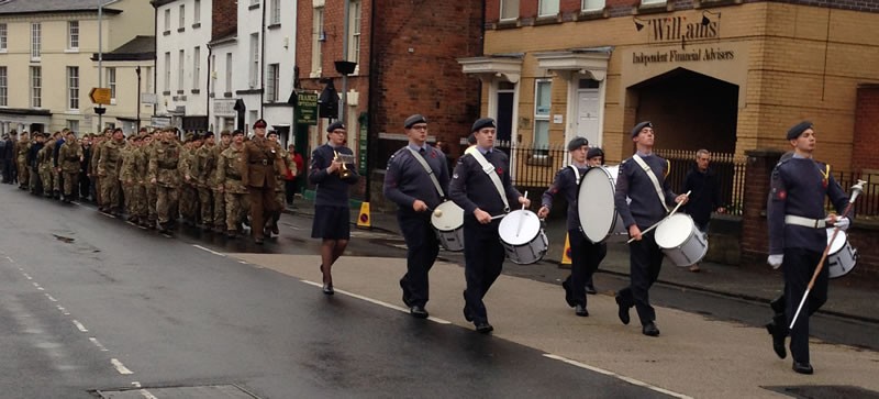 remembrance-day-2015-wrexham-parade