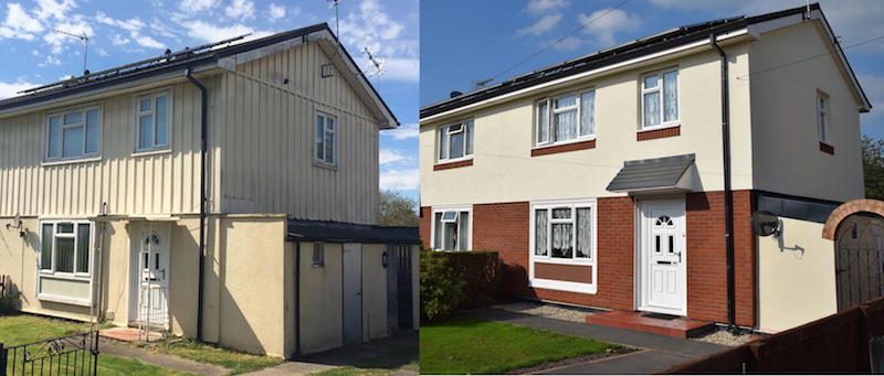 EWI Cefn before.after