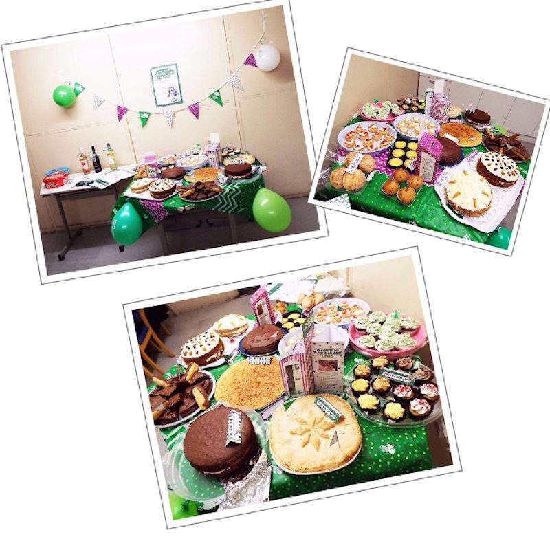 These delicious cakes were served at Fibrax Wrexham who raised £403