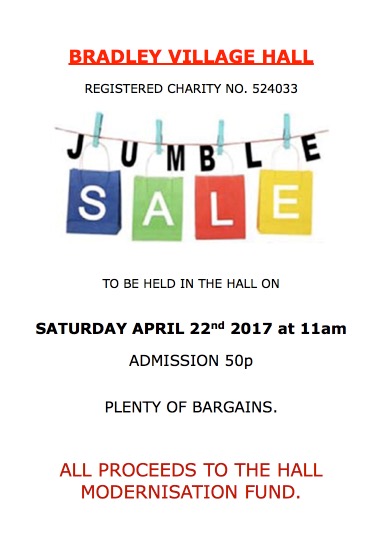 Bradley Village Hall Jumble Sale - Wrexham.com