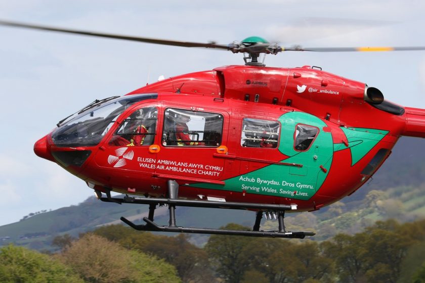 Major emergency services response after youngster injured near Ruabon