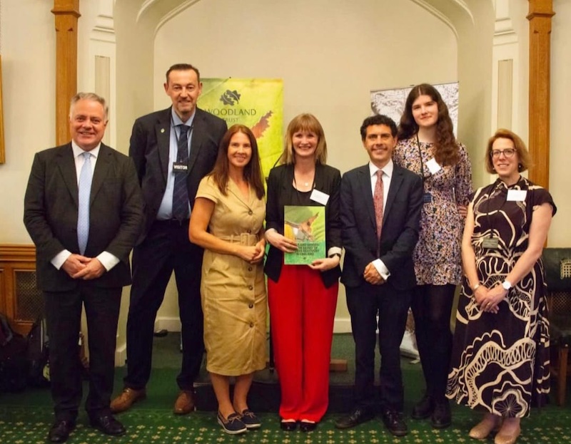 Simon Baynes MP with members of The Woodland Trust and guests at the Trust’s Summer Parliamentary Reception.