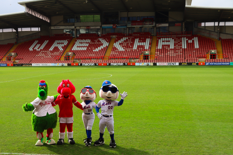 New video shows Wrexham AFC chairman “Baseball-izing” Football Game ahead of MLB World Tour